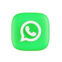 WhatsApp 3d illustratie png
