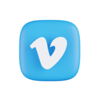 vimeo 3d illustrazione png