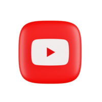 Youtube 3d illustrazione png