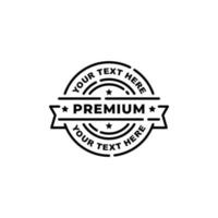 Premium stamp seal icon vector illustration