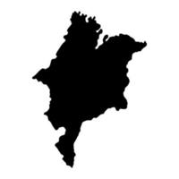 mapa de maranhao, estado de brasil. ilustración vectorial vector
