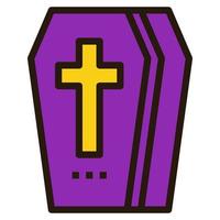 coffin clip art icon vector