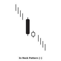 In Neck Pattern - White and Black - Round vector