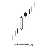 On Neck Pattern - White and Black - Round vector