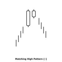 Matching High Pattern - White and Black - Round vector