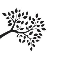 Tree branch vector ilustration design