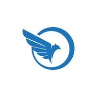 Falcon wing icon Template vector