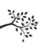 Tree branch vector ilustration design