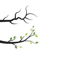 Tree branch vector ilustration design