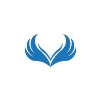 Falcon wing icon Template vector