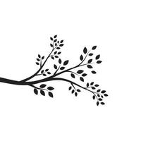 Tree branch vector ilustration design