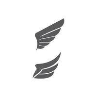 Falcon wing icon Template vector