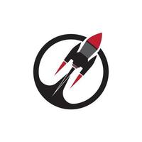 Rocket design Template vector icon