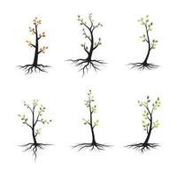 Tree branch vector ilustration design