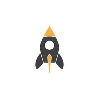 Rocket design Template vector icon