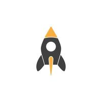 Rocket design Template vector icon