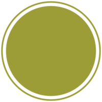 fond rond vert pour le texte. créer des messages, des histoires, des titres, des faits saillants. clipart png transparent