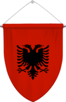 colección de conjunto de bandera de albania png