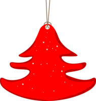 étiquette rouge vierge à vendre. forme d'arbre de Noël. offres, remises ou prix spéciaux. idées de promotion de noël et du nouvel an png
