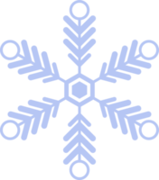 hellblaues Schneeflocken-Symbol. winterkonzept, neujahrs- und weihnachtsfest png