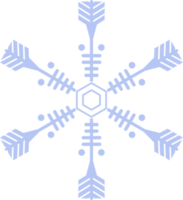 ljus blå snöflinga ikon. vinter- begrepp, ny år och jul festival png