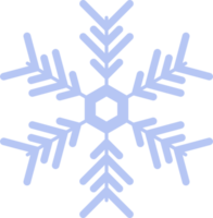 hellblaues Schneeflocken-Symbol. winterkonzept, neujahrs- und weihnachtsfest png