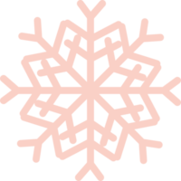 leichtes Schneeflocken-Symbol. winterkonzept, neujahrs- und weihnachtsfest png