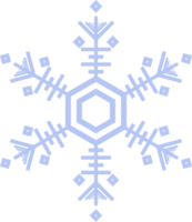 hellblaues Schneeflocken-Symbol. winterkonzept, neujahrs- und weihnachtsfest png