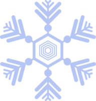 ícone de floco de neve azul claro. conceito de inverno, ano novo e festival de natal png