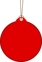 etiqueta roja en blanco para la venta. formas geométricas. ofertas, descuentos o precios especiales. ideas de promoción de navidad y año nuevo png