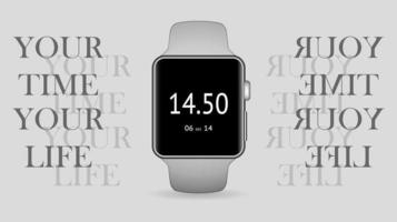 smart watch vector template poster and banner