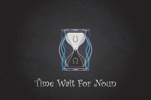 Hourglass time end vector