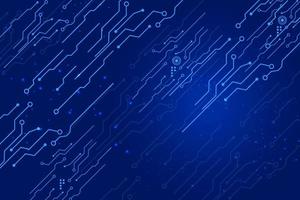 Ultramodern Microchip background vector illustration. Vector wallpaper