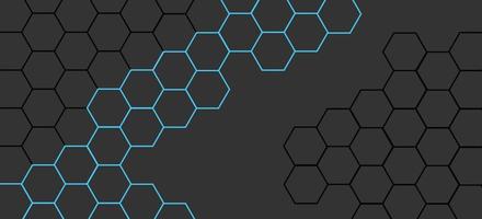 panal de fondo hexagonal vector