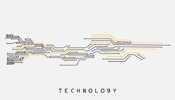 Ultramodern Microchip background vector illustration. Vector wallpaper