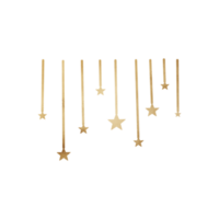 oro metallico elegante stelle png