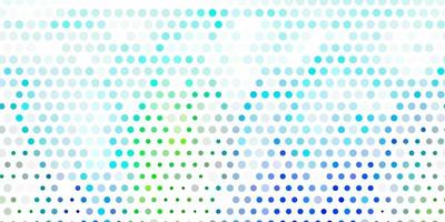 Light blue, green vector texture with disks.