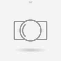 Camera sign and symbol. Photo icon or image icon. Vector. vector