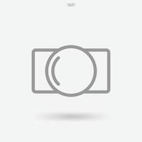 Camera sign and symbol. Photo icon or image icon. Vector. vector