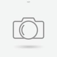 Camera sign and symbol. Photo icon or image icon. Vector. vector