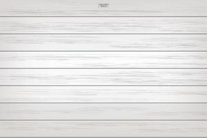 White wood pattern and texture for background. Vector. vector