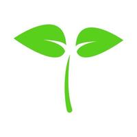 Green Sprout Vector Icon