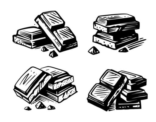 Chocolate Black And White Vector Art, Icons, and Graphics for Free Download