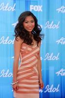 los angeles - 23 de mayo - jessica sanchez llega a la final de american idol 2012 en el teatro nokia el 23 de mayo de 2012 en los angeles, ca foto