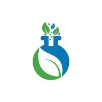 Ecology lab logo. Natural lab logo designs concept icon. vector