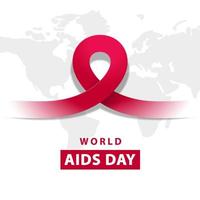 World Aids Day Vector Illustration