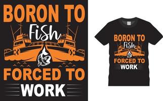 PrintFishing tshrit design vector