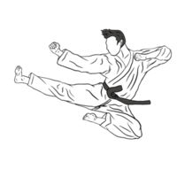 illustration d'icône de karaté png