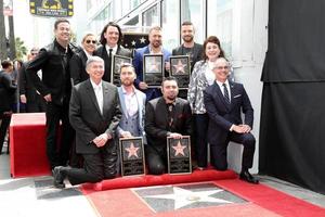 LOS ANGELES, APR 30 - Chamber Officials, Carson Daly, Ellen DeGeneres, NSYNC at the  NSYNC Star Ceremony  on the Hollywood Walk of Fame on April 30, 2018 in Los Angeles, CA photo