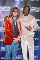 LOS ANGELES, APR 25 - Allen Stone, Snoop Dogg at the America Song Contest Semi-finals Red Carpet at Universal Studios on April 25, 2022 in Universal City, CA photo
